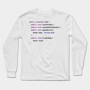 Java Code New Baby Long Sleeve T-Shirt